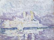 Paul Signac morning mist France oil painting artist